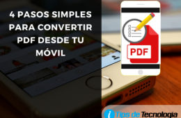 Convertir PDF en tu celular