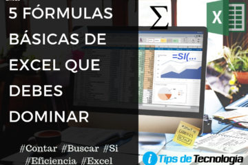 5 fórmulas básica de Excel que debes dominar