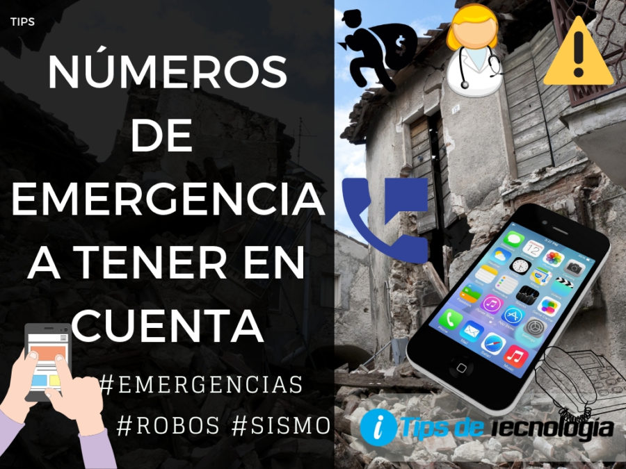 Números de emergencia a tener en cuenta