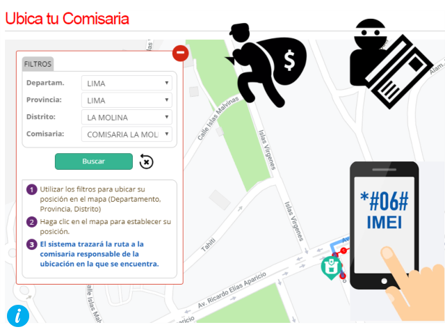 número de emergencia en robo