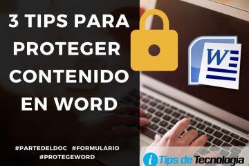 tips para proteger contenido en Word