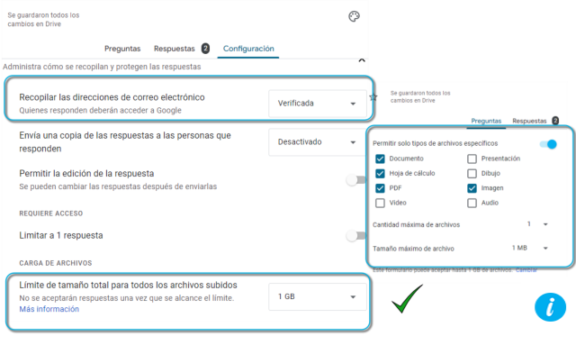 configuraciones básicas